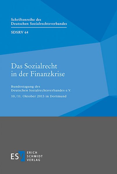 Produktbild: Das Sozialrecht in der Finanzkrise