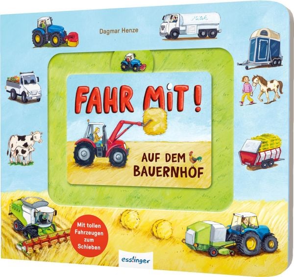Meine Schiebebahn-Pappe: Fahr mit auf dem Bauernhof, Gebundene Ausgabe von Julia Klee, Esslinger in der Thienemann-Esslinger Verlag GmbH,