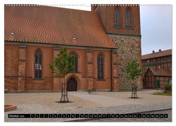 Produktbild: Grabow - Fachwerkstadt an der Elde (hochwertiger Premium Wandkalender 2026 DIN A2 quer), Kunstdruck in Hochglanz