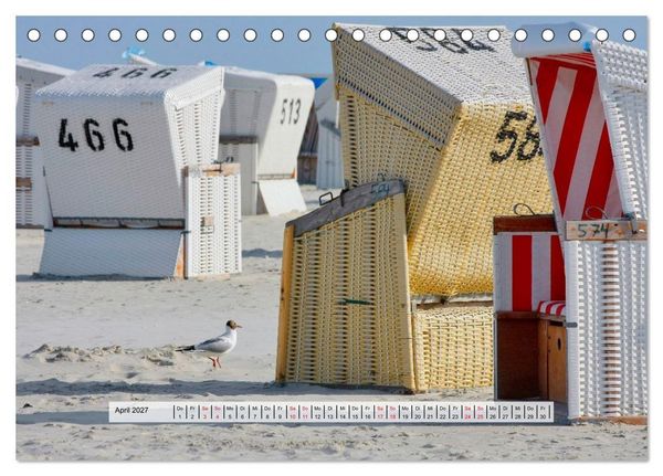 Produktbild: K&uuml;stenzauber Nordfriesland (Tischkalender 2027 DIN A5 quer), CALVENDO Monatskalender