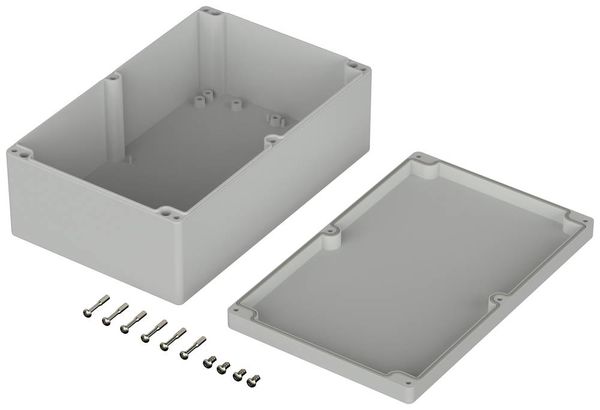 Produktbild: Bopla EUROMAS M 240 02240000 Industrie-Geh&auml;use 250 x 160 x 90 Polycarbonat Lichtgrau (RAL 7035) 1 St.
