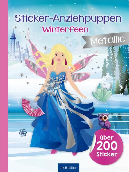 Produktbild: Sticker-Anziehpuppen Metallic &ndash; Winterfeen