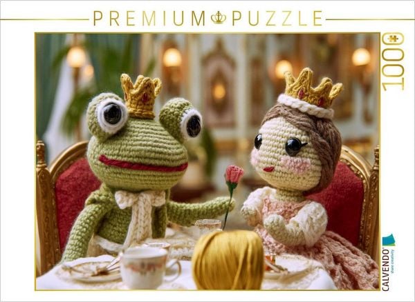 CALVENDO Puzzle Der Froschkönig | 1000 Teile Lege-Größe 64x48cm Foto-Puzzle für glückliche Stunden