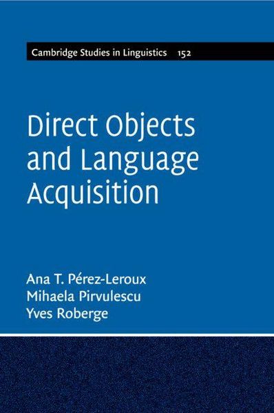 Produktbild: Direct Objects and Language Acquisition