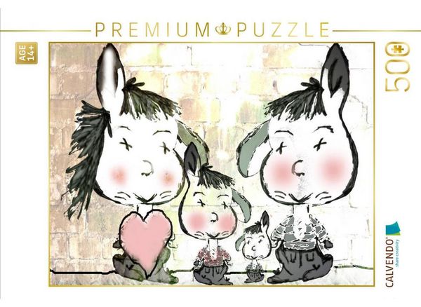 CALVENDO Puzzle Die Familie CB | 500 Teile Lege-Größe 48 × 36 cm Foto-Puzzle für Erwachsene