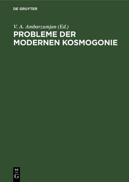 Produktbild: Probleme der modernen Kosmogonie