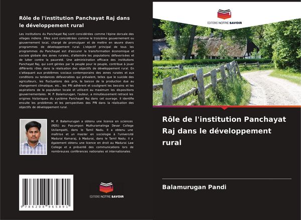 Produktbild: R&ocirc;le de l'institution Panchayat Raj dans le d&eacute;veloppement rural