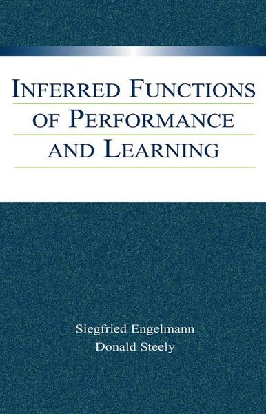 Produktbild: Inferred Functions of Performance and Learning