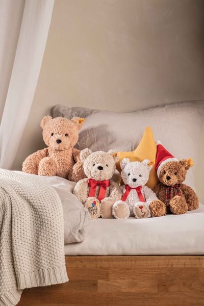 Produktbild: Steiff 113833 - Soft Cuddly Friends, Teddyb&auml;r Jimmy Love, wei&szlig;, 30cm