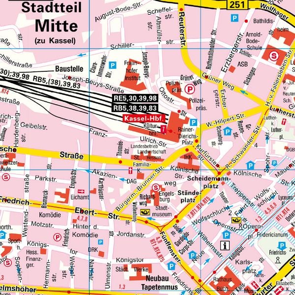 Produktbild: Falk Cityplan Kassel 1:15.000