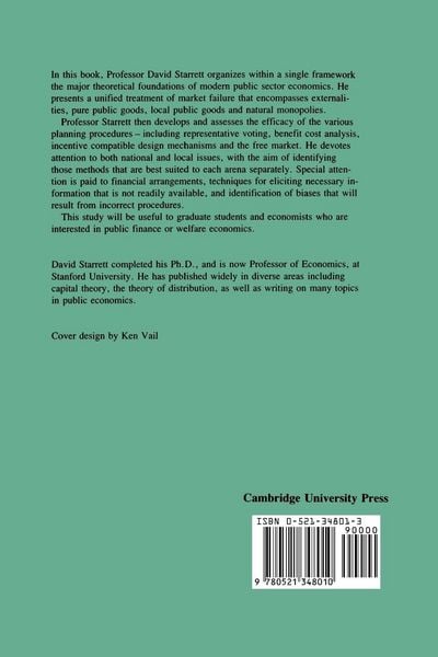 Produktbild: Foundations in Public Economics