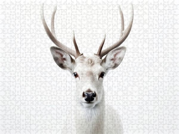Produktbild: CALVENDO Puzzle Ein Motiv aus dem Kalender "Only white animals" | 1000 Teile Lege-Gr&ouml;&szlig;e 64x48cm Foto-Puzzle f&uuml;r gl&uuml;ckliche Stunden