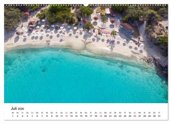 Produktbild: Curacao, die facettenreiche Karibikinsel (hochwertiger Premium Wandkalender 2026 DIN A2 quer), Kunstdruck in Hochglanz