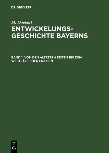 Produktbild: Von den &auml;ltesten Zeiten bis zum Westf&auml;lischen Frieden