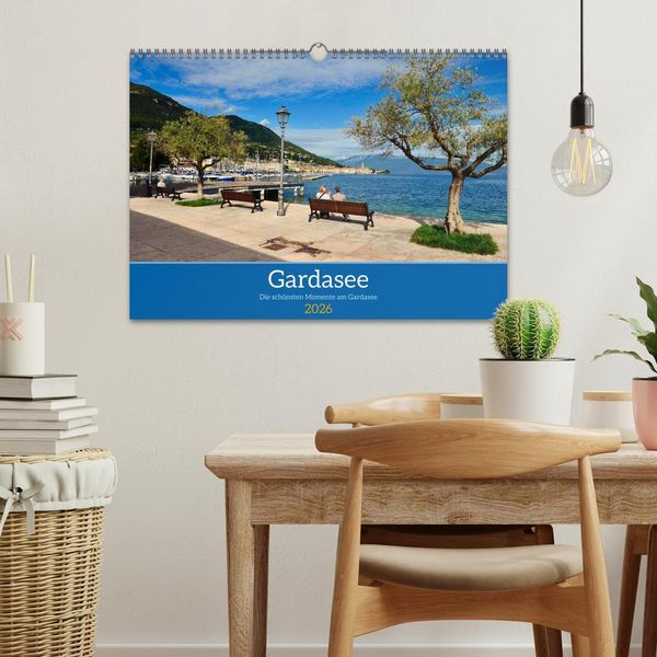 Produktbild: Gardasee - Die sch&ouml;nsten Momente am Gardasee (Wandkalender 2026 DIN A3 quer), CALVENDO Monatskalender