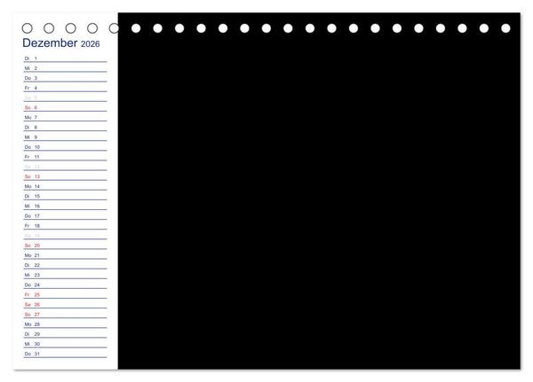 Produktbild: Farbiger Bastelkalender (Tischkalender 2026 DIN A5 quer), CALVENDO Monatskalender