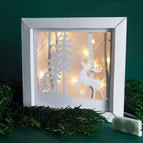Produktbild: URSUS Shadow Box "Winterwald"