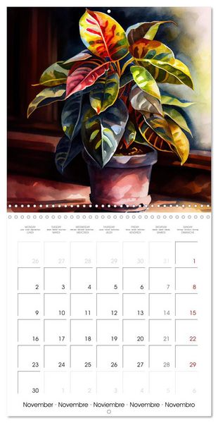 Produktbild: The Art of House Plants (Wall Calendar 2026 12 &times; 12 Inch) CALVENDO 12 Month Wall Calendar