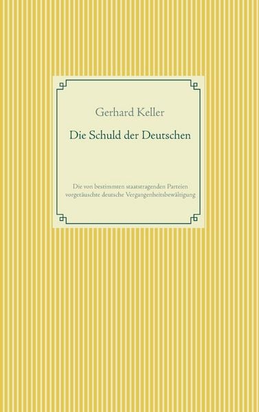 Produktbild: Die Schuld der Deutschen