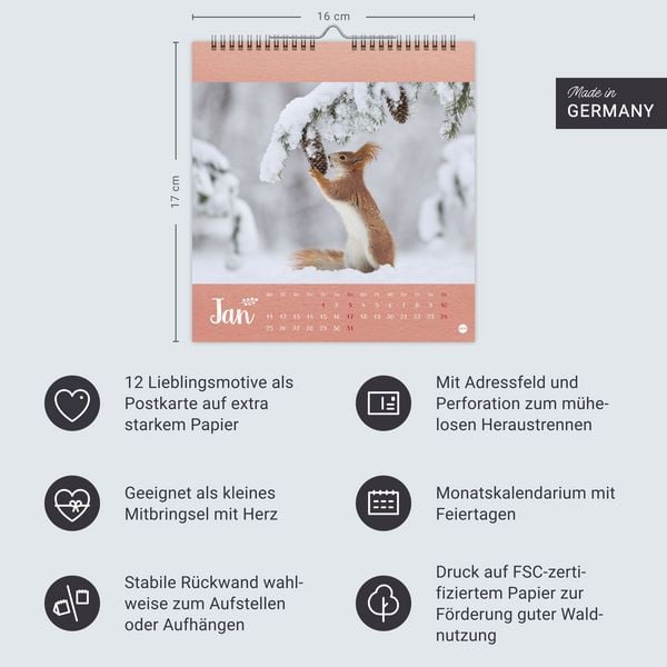 Produktbild: Vadim Trunov: M&auml;rchenhaftes Waldleben Postkartenkalender 2027