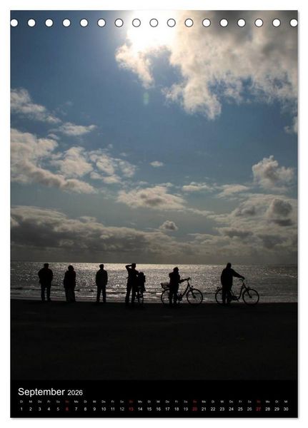 Produktbild: Borkum (Tischkalender 2026 DIN A5 hoch), CALVENDO Monatskalender