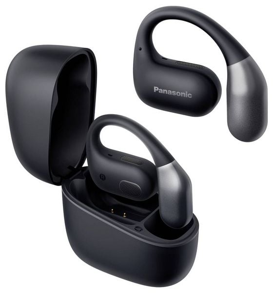 Produktbild: Panasonic RB-F10DE-K In Ear Kopfh&ouml;rer Bluetooth&reg; Schwarz