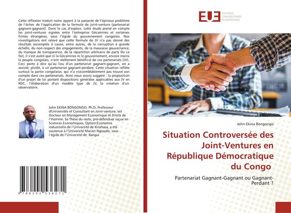 Produktbild: Situation Controvers&eacute;e des Joint-Ventures en R&eacute;publique D&eacute;mocratique du Congo