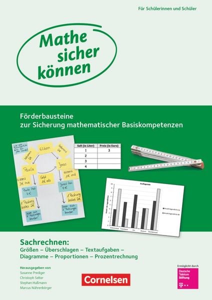 Produktbild: Mathe sicher k&ouml;nnen - F&ouml;rderbausteine zur Sicherung mathematischer Basiskompetenzen - 5.-8. Schuljahr