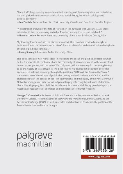Produktbild: Alienation and Emancipation in the Work of Karl Marx