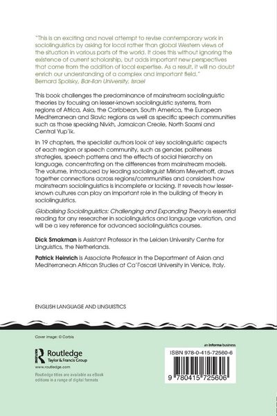 Produktbild: Globalising Sociolinguistics