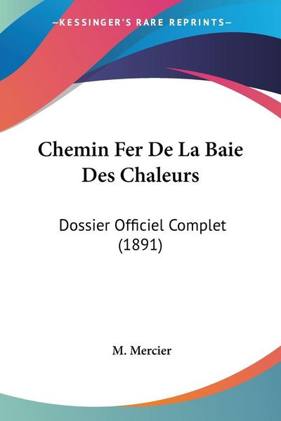 Produktbild: Chemin Fer De La Baie Des Chaleurs