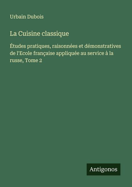 Produktbild: La Cuisine classique