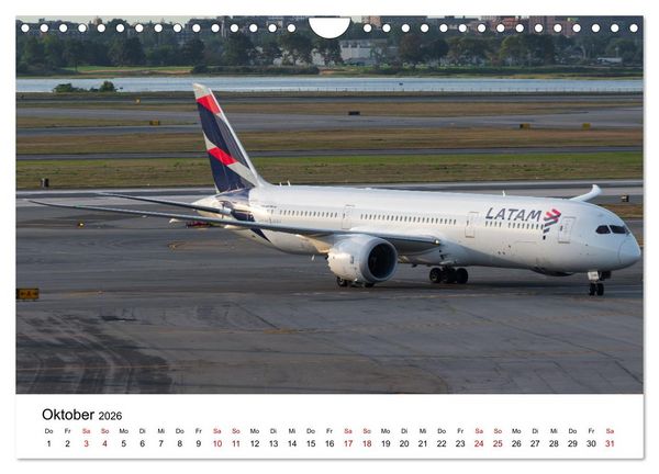 Produktbild: Flieger von Boeing (Wandkalender 2026 DIN A4 quer), CALVENDO Monatskalender