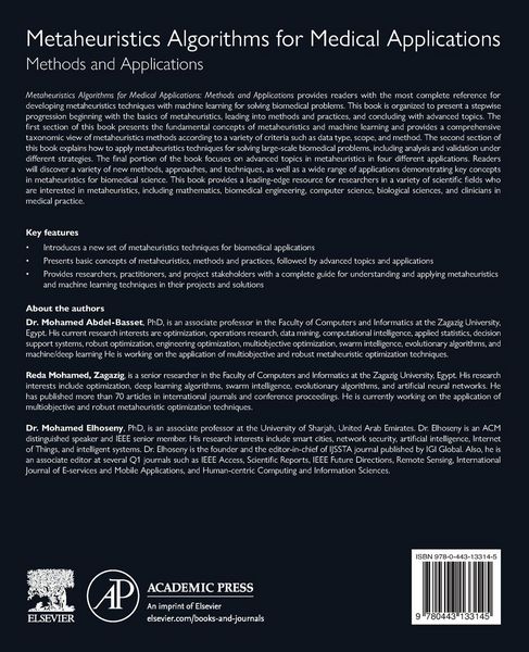 Produktbild: Metaheuristics Algorithms for Medical Applications