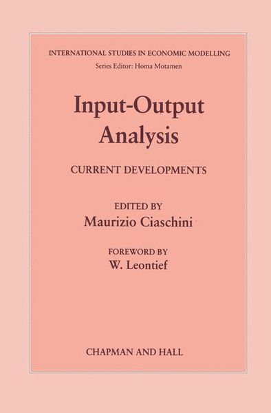 Produktbild: Input-Output Analysis