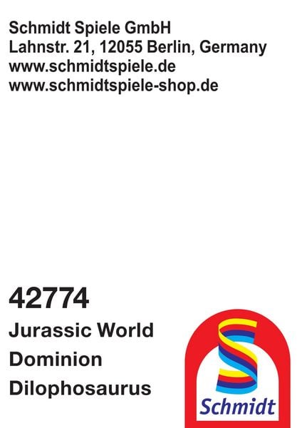Produktbild: JWD, Dilophosaurus, 26 cm