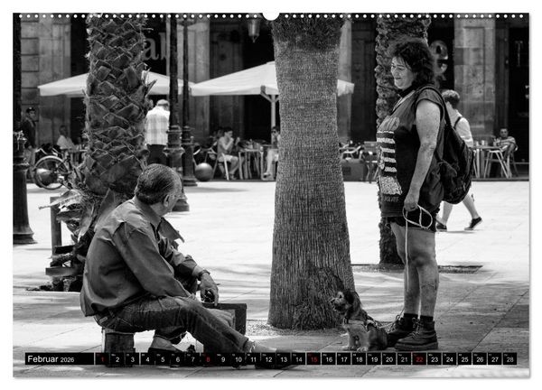 Produktbild: Streetlife Barcelona (Wandkalender 2026 DIN A2 quer), CALVENDO Monatskalender