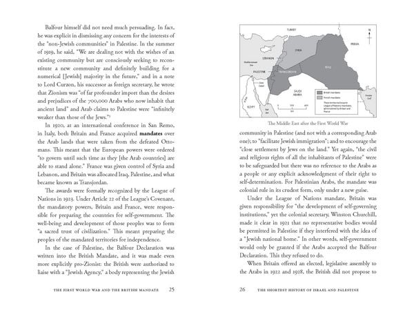 Produktbild: The Shortest History of Israel and Palestine