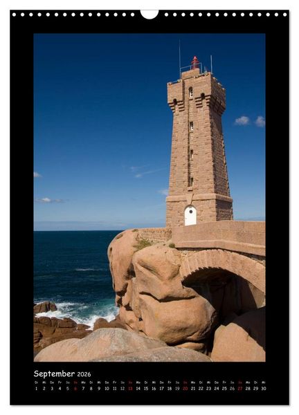 Produktbild: Leuchtt&uuml;rme Frankreich (Wandkalender 2026 DIN A3 hoch), CALVENDO Monatskalender