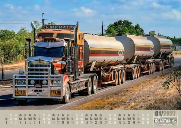 Produktbild: Roadtrains Kalender 2027