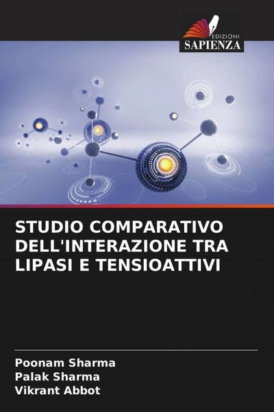 Produktbild: Studio Comparativo Dell'interazione Tra Lipasi E Tensioattivi