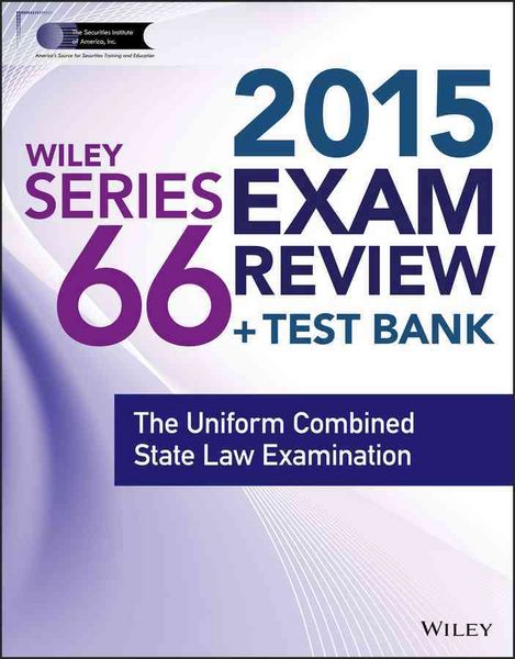 Produktbild: Wiley Series 66 Exam Review 2015 + Test Bank