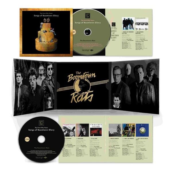 Produktbild: THE BOOMTOWN RATS - THE FIRST 50 YEARS: SONGS OF BOOMTOWN GLORY (2CD)