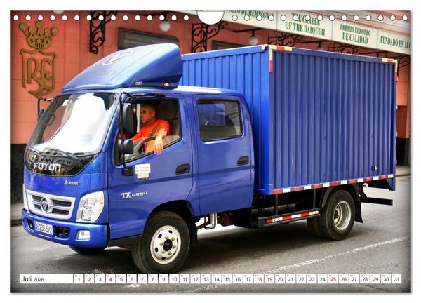 Produktbild: China Truck - Chinesische Nutzfahrzeuge (Wandkalender 2026 DIN A4 quer), CALVENDO Monatskalender