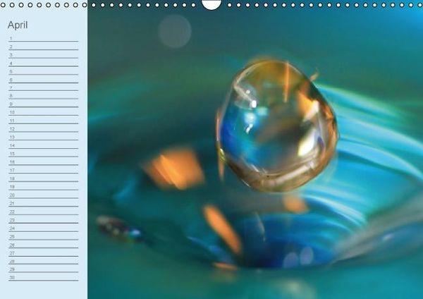 Produktbild: Geburtstagskalender "Wasser-Spiele" (Wandkalender immerw&auml;hrend DIN A3 quer)