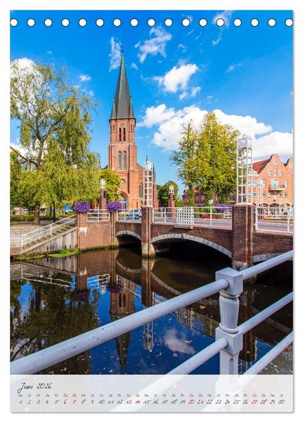 Produktbild: Papenburg. L&auml;ngste Fehnkolonie Deutschlands (Tischkalender 2026 DIN A5 hoch), CALVENDO Monatskalender