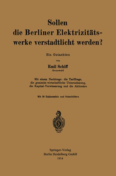 Produktbild: Sollen die Berliner Elektrizit&auml;tswerke verstadtlicht werden?