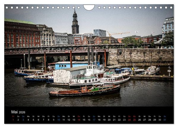 Produktbild: Hamburg (Wandkalender 2026 DIN A4 quer), CALVENDO Monatskalender