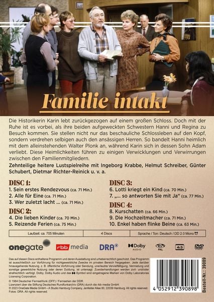 Produktbild: Familie Intakt (DDR TV-Archiv) [4 DVDs]