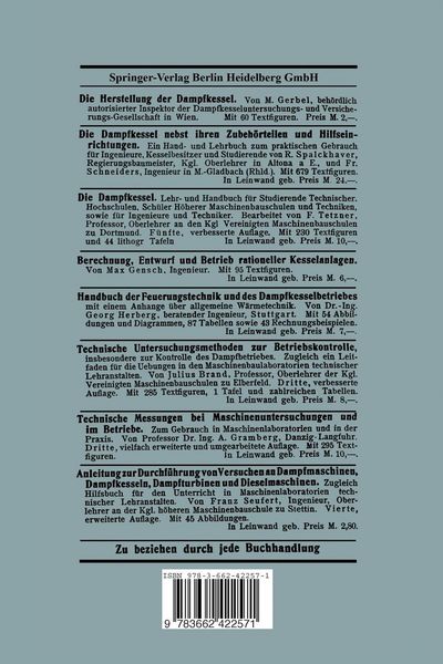 Produktbild: Die Grundgesetze der W&auml;rmestrahlung und ihre Anwendung auf Dampfkessel mit Innenfeuerung
